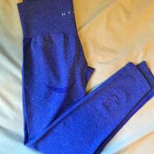 NVGTN electric blue contour leggings